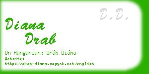 diana drab business card